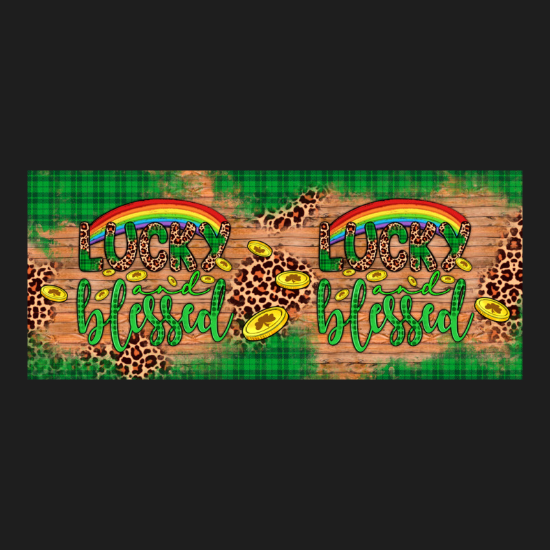 St. Patrick's Day Western  Lucky And Blessed Classic Tee by Artiststas | Teevron
