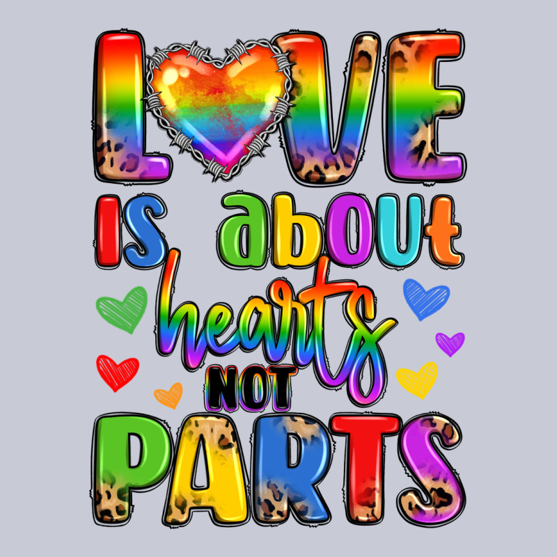 Love Is About Hearts Not Parts Heavyweight Hoodie by LillyAllenDesigns | Teevron