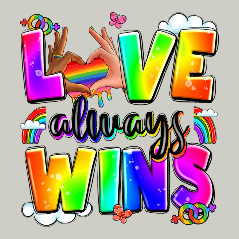 Love Always Wins Heavyweight Hoodie by LillyAllenDesigns | Teevron