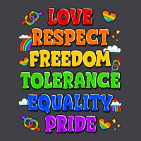 Love Respect Freedom Tolerance Equality Pride Heavyweight Hoodie | Teevron