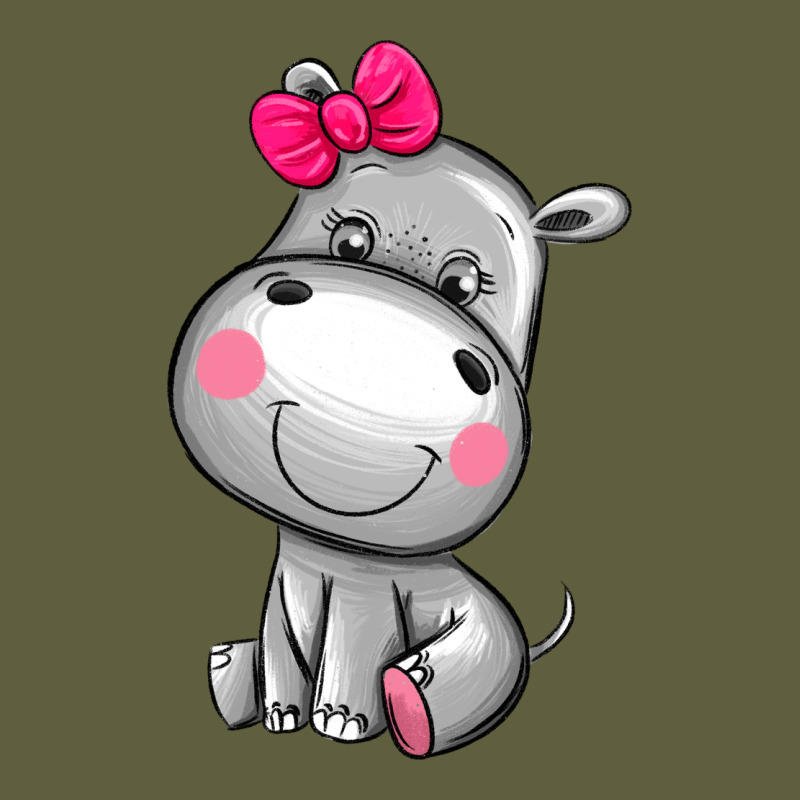 Cute Hippopotamus Vintage Tee by AdoDesignShop | Teevron