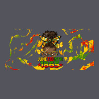 Juneteenth Afro Messy Bun Libbey Glass Vintage Hoodie | Teevron