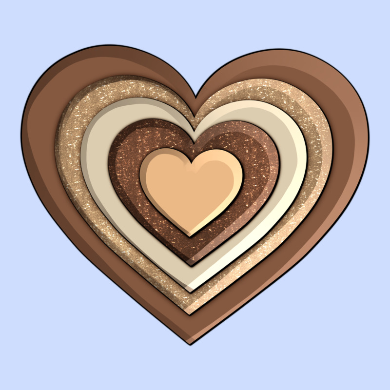 Melanin Heart Urban Heavy Tee by AdoDesignShop | Teevron