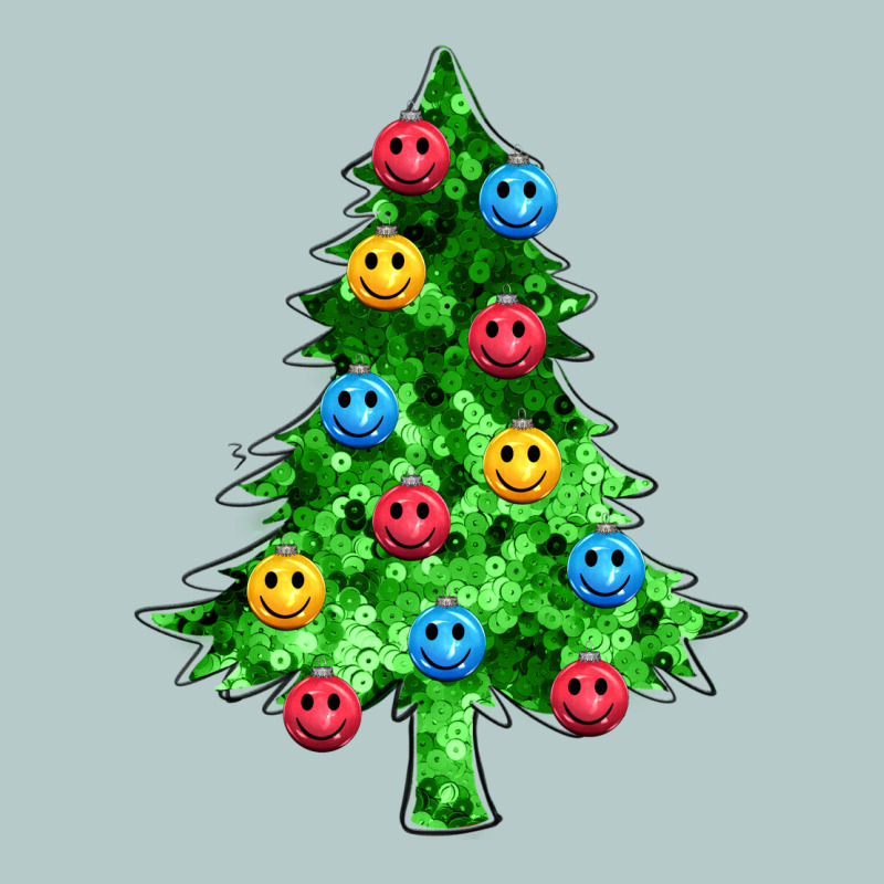 Sequin's Christmas Tree Heavy Core Tee by Zillion Design Studio | Teevron