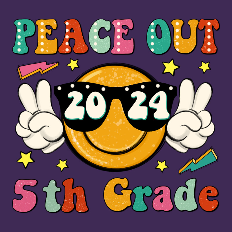 Peace Out 2024 5th Grade Premium Hoodie by JahusDesignShop | Teevron