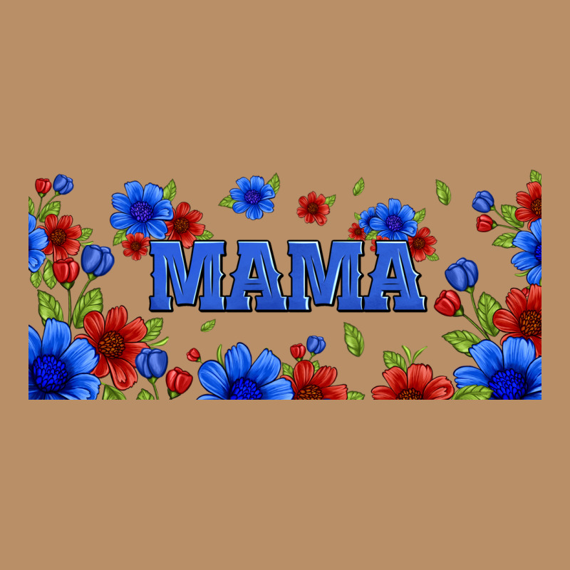 Floral American Mama 16oz Libbey Cup Vintage Hoodie by HRA Design Shop | Teevron