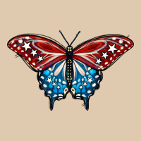Patriotic American Flag Butterfly 4th Of July Classic Tee | Teevron