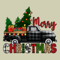 Merry Christmas With Black Truck Heavy Core Tee | Teevron