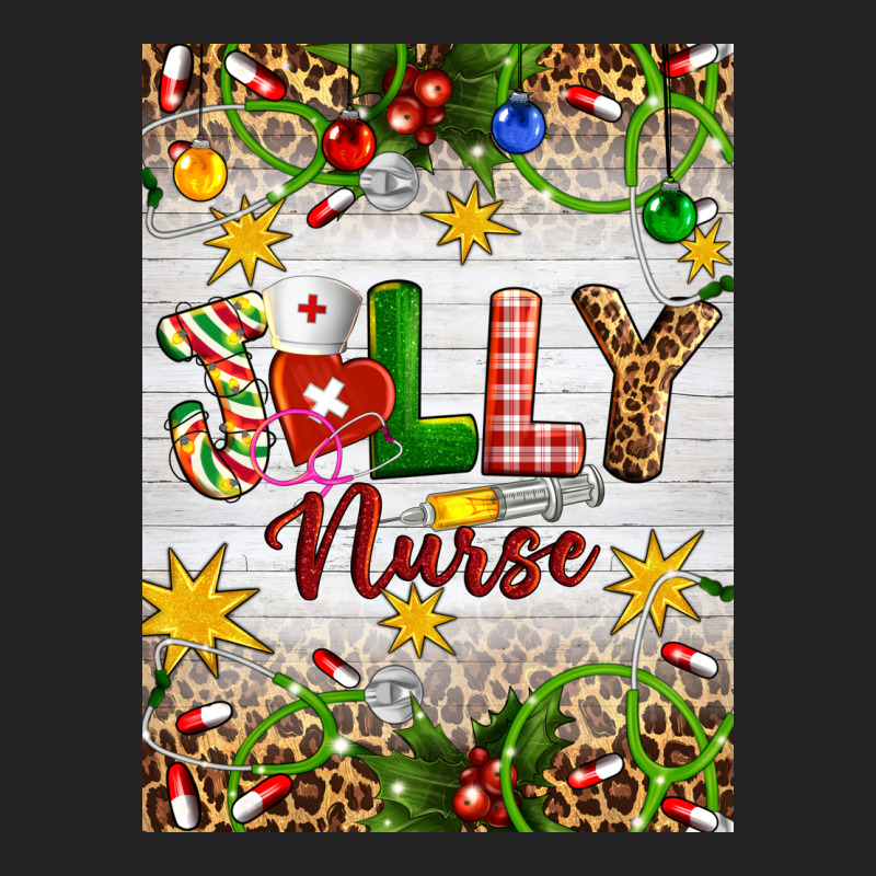 Christmas Jolly Nurse Vintage Tee by Artiststas | Teevron