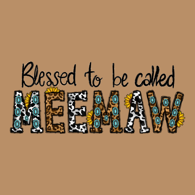 Blessed Meemaw Vintage Hoodie by CowhideDigitalArt | Teevron