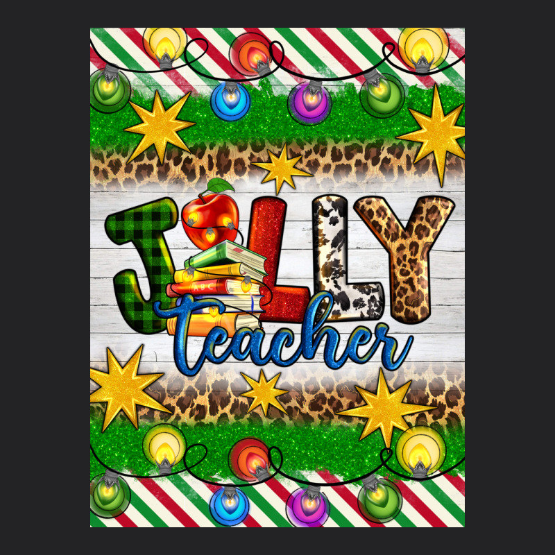 Christmas Jolly Teacher Vintage Tee by Artiststas | Teevron