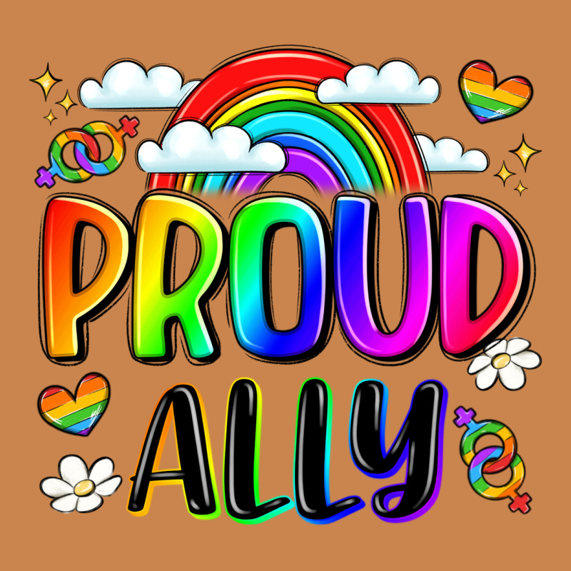 Proud Ally Heavyweight Hoodie by LillyAllenDesigns | Teevron
