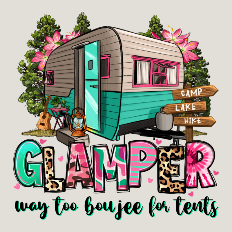 Glamper Way Too Boujee For Tents 2 Heavy Core Tee by RanaPortraitStore | Teevron