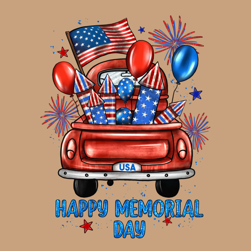 Happy Memorial Day Farm Truck Vintage Tee by JahusDesignShop | Teevron