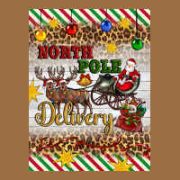 Christmas North Pole Delivery Vintage Tee | Teevron