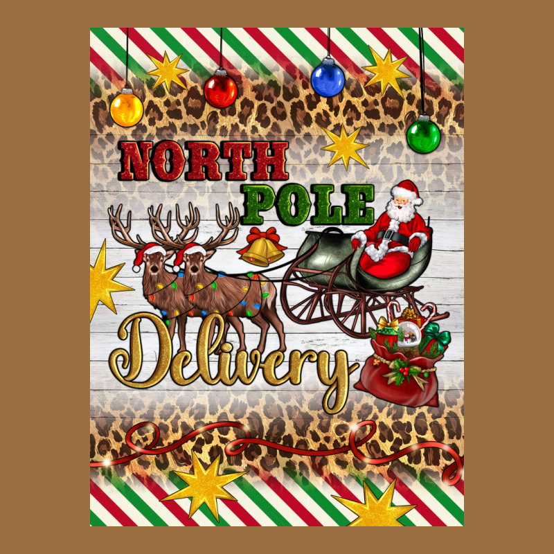 Christmas North Pole Delivery Vintage Tee by Artiststas | Teevron