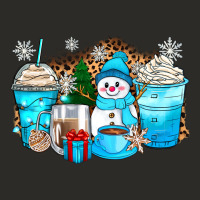 Winter Snowman Coffee Cups Heavy Core Tee | Teevron