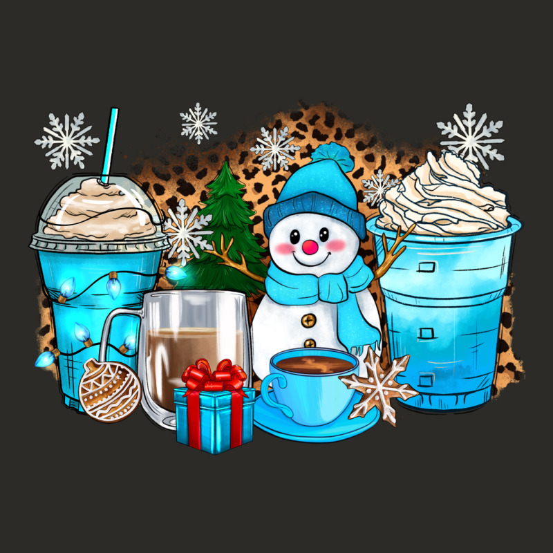 Winter Snowman Coffee Cups Heavy Core Tee by Zillion Design Studio | Teevron