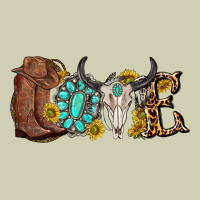 Western Love Bull Skull With Gemstone And Sunflowe Heavy Core Tee | Teevron
