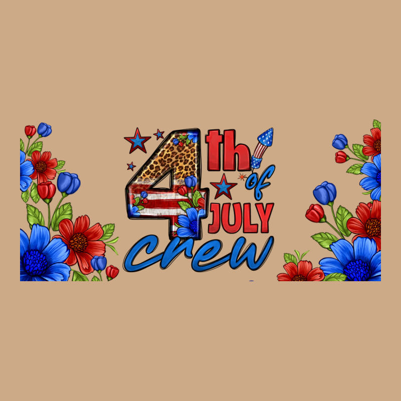 Floral 4th Of July Crew 16oz Libbey Cup Vintage Hoodie by HRA Design Shop | Teevron