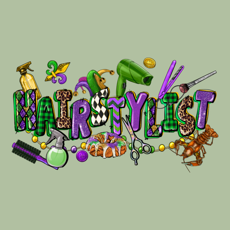 Hairstylist Mardi Gras Urban Hoodie by CowGirlArtShop | Teevron
