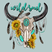Wild Soul Boho Bull Skull Heavy Core Tee | Teevron