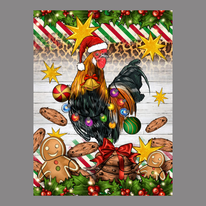 Christmas Rooster Vintage Tee by Artiststas | Teevron