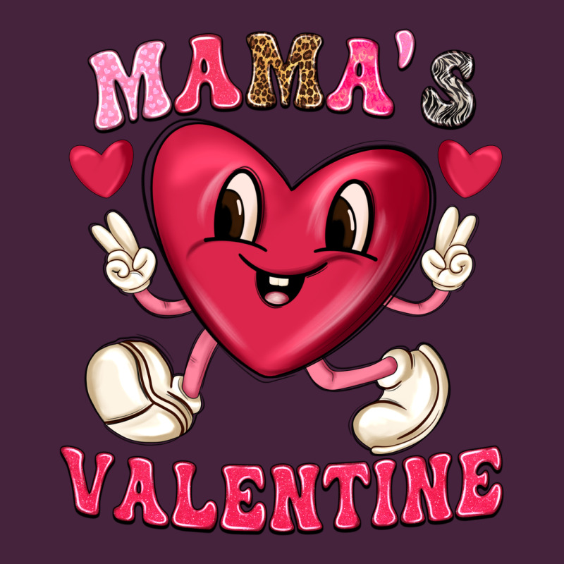 Mamas Valentine With Cute Heart Premium Tee by texasbilliewilder | Teevron