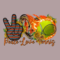 Peace Love Tennis Vintage Hoodie | Teevron