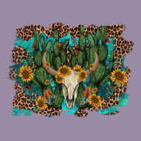 Leopard Bull Skull Cactus Sunflowers Classic Tee | Teevron