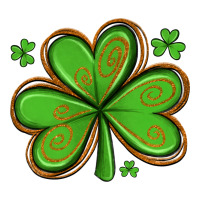 st patricks day shamrock with glitter | Teevron
