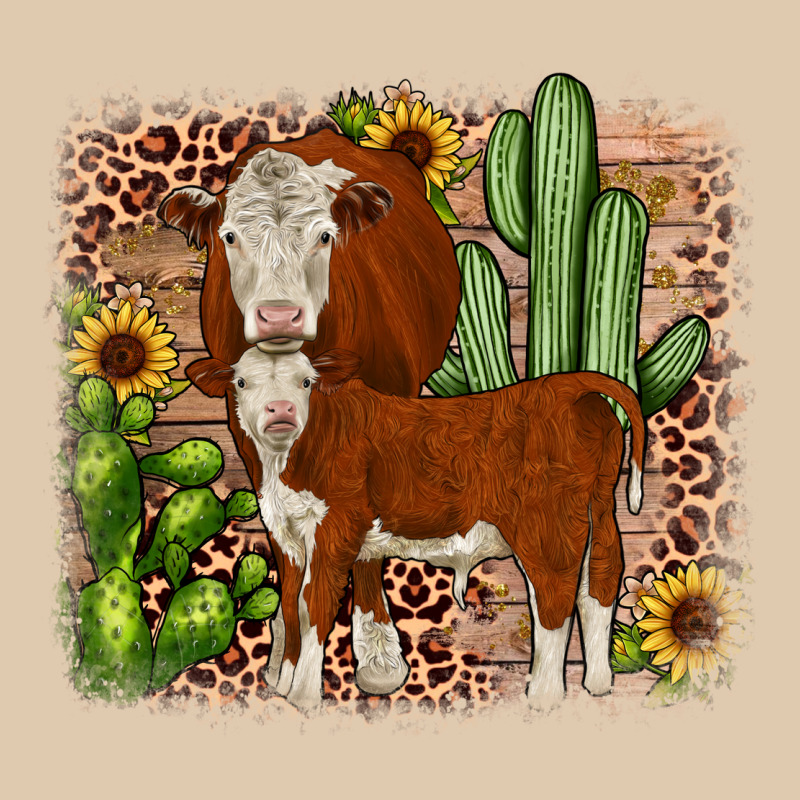 Hereford Cactus Sunflower Heavyweight Sweatshirt by JahusDesignShop | Teevron