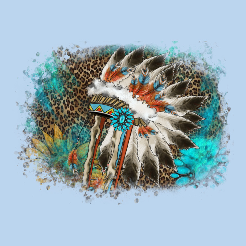 Indian Headress Sunflower Leopard Classic Tee by AdoDesignShop | Teevron