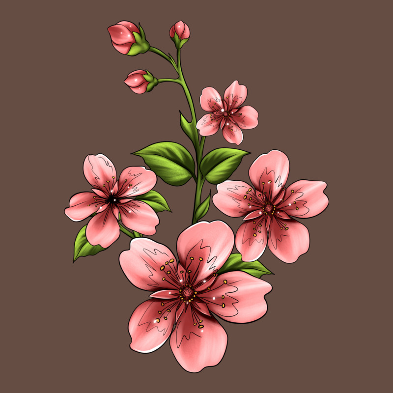Pink Flowers Hibiscus Long Sleeve Tee by Jasminsmagicworld | Teevron