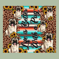 Life Is Better With A Pug Urban Heavy Tee | Teevron