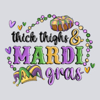 Thick Thighs Mardi Gras Zipper Hoodie | Teevron