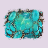 Turquoise Leopard Background Classic Tee | Teevron