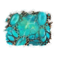 turquoise leopard background | Teevron