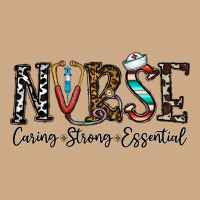 Nurse Caring Strong Essential Vintage Hoodie | Teevron