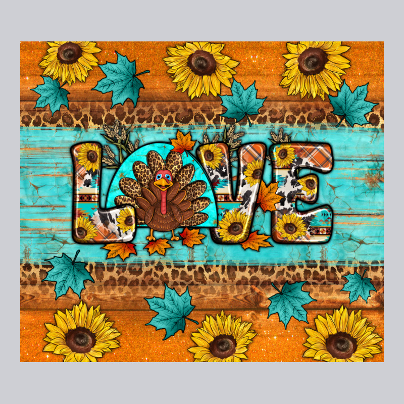 Sunflower Leopard Thanksgiving Love Heavyweight Sweatshirt by Artiststas | Teevron