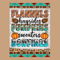 Flannels Hayrides Pumpkins Sweaters Bonfires Vintage Tee | Teevron