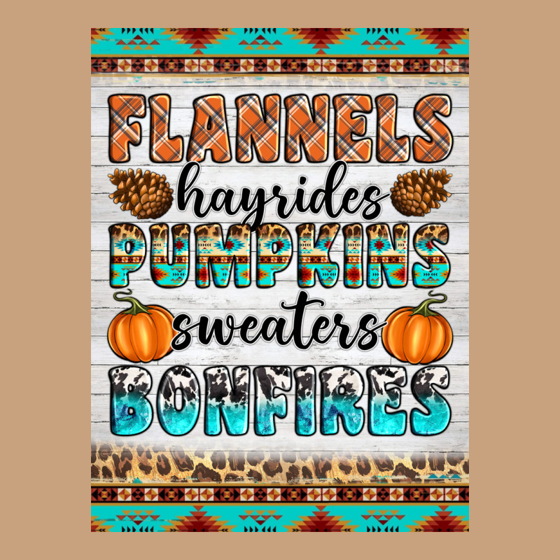 Flannels Hayrides Pumpkins Sweaters Bonfires Vintage Tee by Artiststas | Teevron