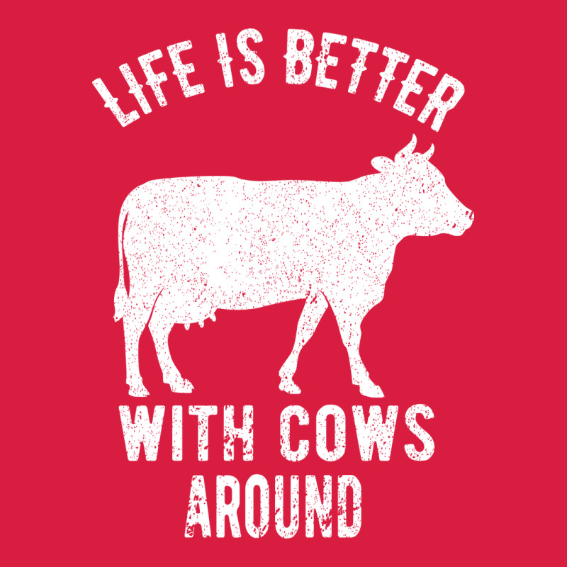 Life Is Better With Cows Around Premium Hoodie by Bettercallsaul | Teevron