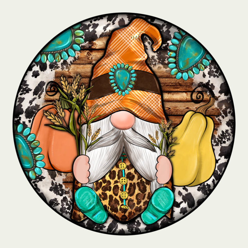 Fall Gnomes Round Earrings 1 Urban Heavy Tee by Artiststas | Teevron