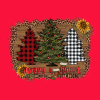 Merry And Bright With Tree's Classic Tee | Teevron