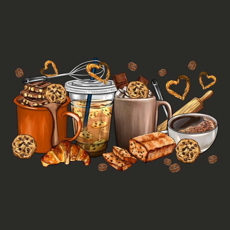 Cookie Coffee Cups Heavy Core Tee by texasbilliewilder | Teevron