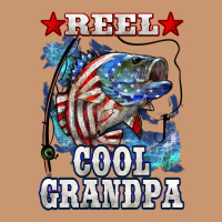 Reel Cool Grandpa American Flag Bass Heavyweight Hoodie | Teevron