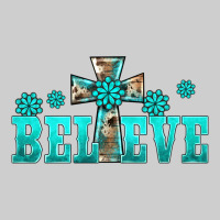 Western Turquoise's Gemstones Cross Believe Premium Tee | Teevron
