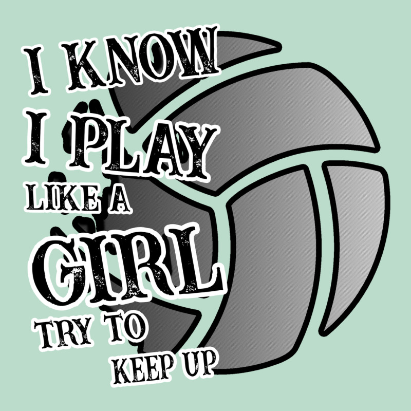 I Know I Play Like A Girl Try To Keep Up Volleyball Premium Hoodie by Bettercallsaul | Teevron