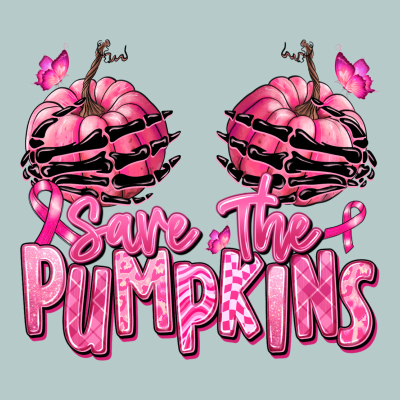 Save The Pumpkins Breast Cancer Heavy Core Tee by RanaPortraitStore | Teevron